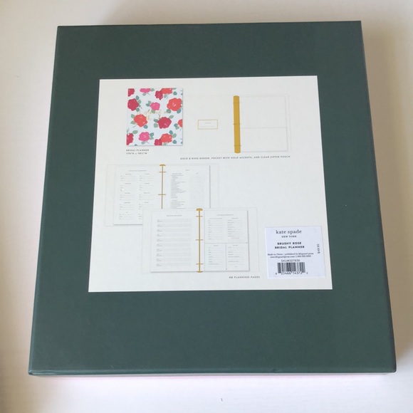 Kate Spade New York Bridal Planner - Brushy Rose Bridal Planner (NWT) - Picture 4 of 16